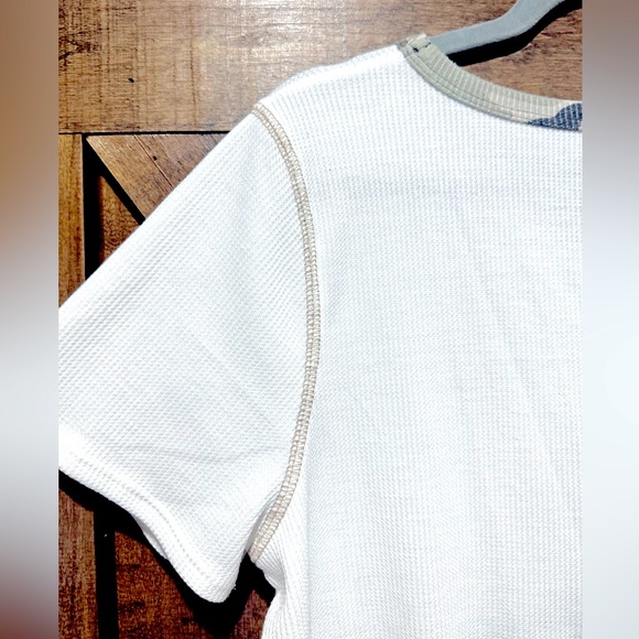 EUC Hopely Camo Babydoll Ragland Short Sleeve Top Sz Large - Picture 11 of 15